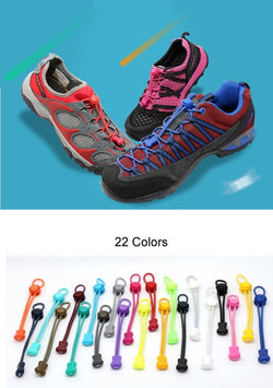Elastic No Tie Shoelaces Version 2 - 22 Colorways Available