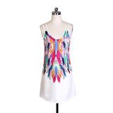 Boho Feathered Summer Dress