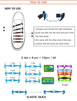 12 Pcs Per Set | Core Hex No Tie Shoelace