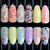 Nail Decor #1 - 12 Color Per Set | Abstract Flowers Inspired Set